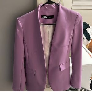 Zara blazer purple